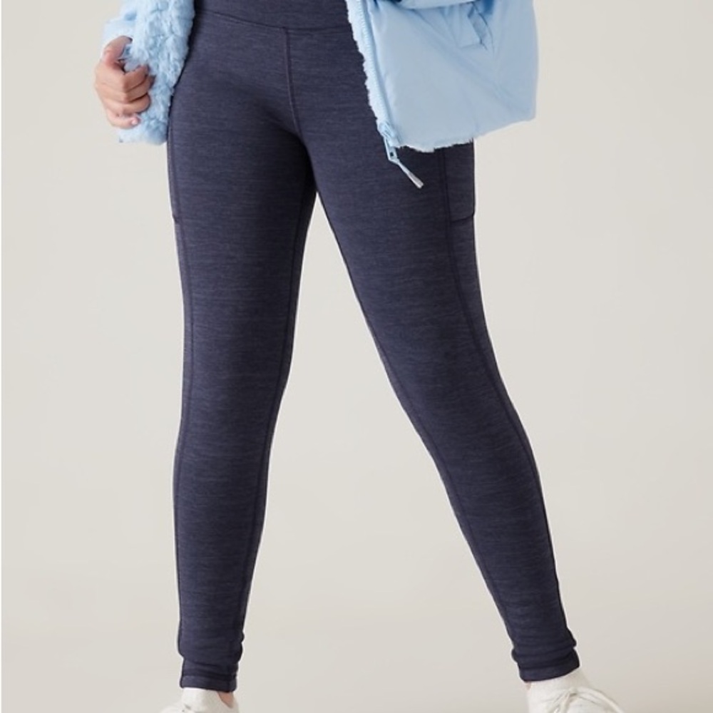 Athleta Girl Polartec Fleece-Lined Tight